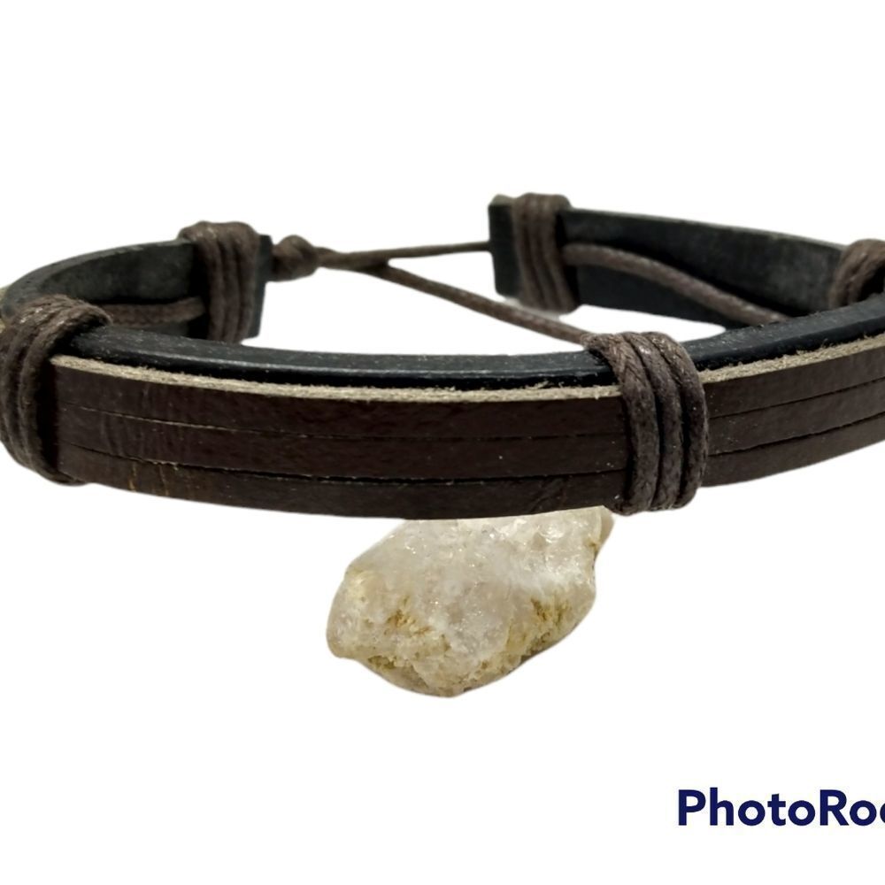 Leather simplistic bracelet‎